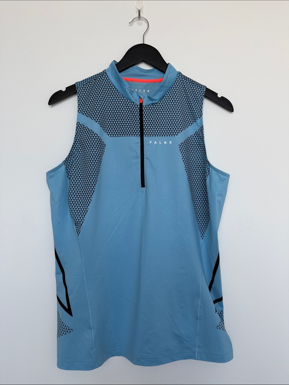 Falke Light Blue Sleeveless Running Shirt